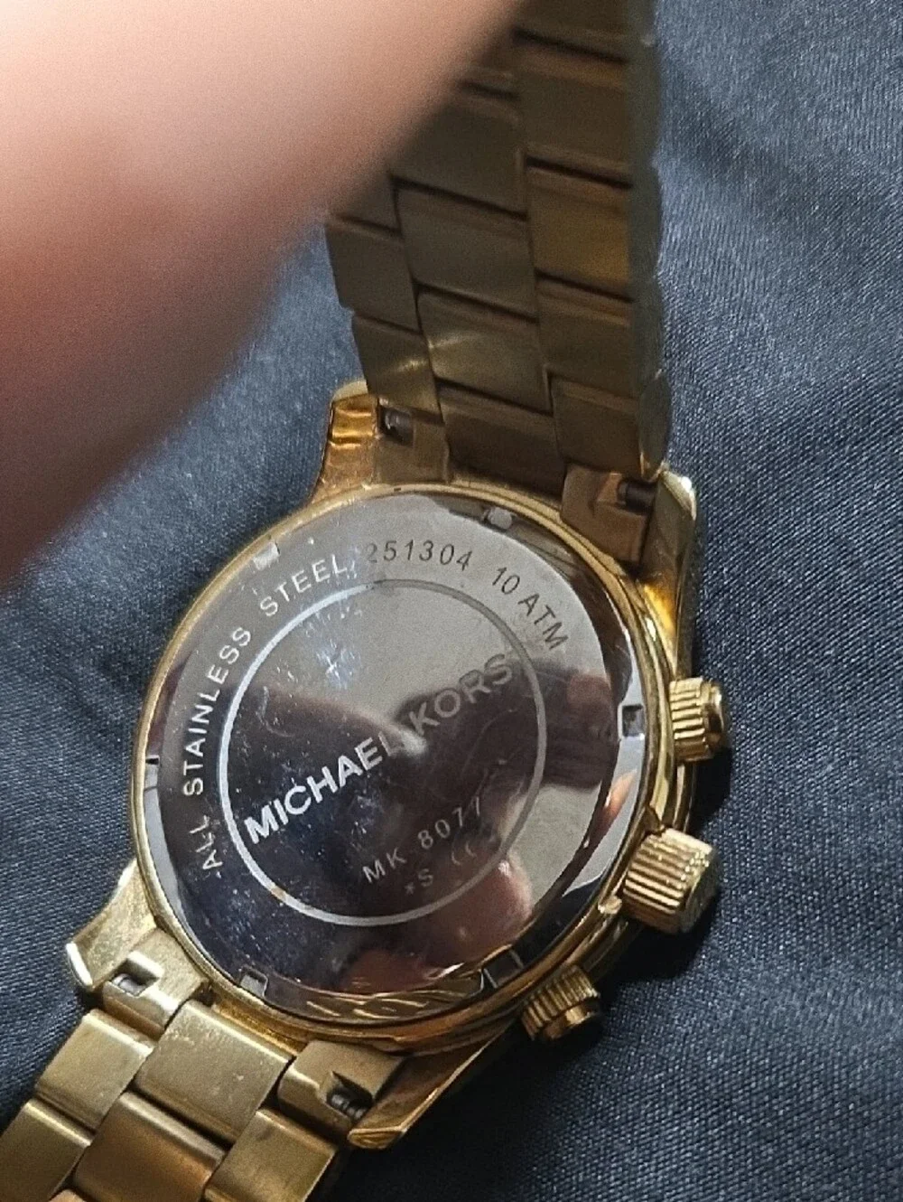 Michael Kors Men's Gold Chronograph Bracelet Watch